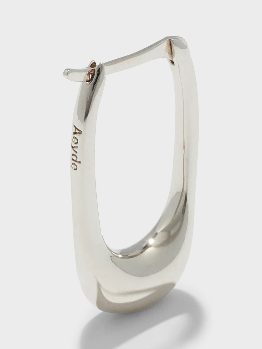 Elton Palladium-Plated Hoop Earrings