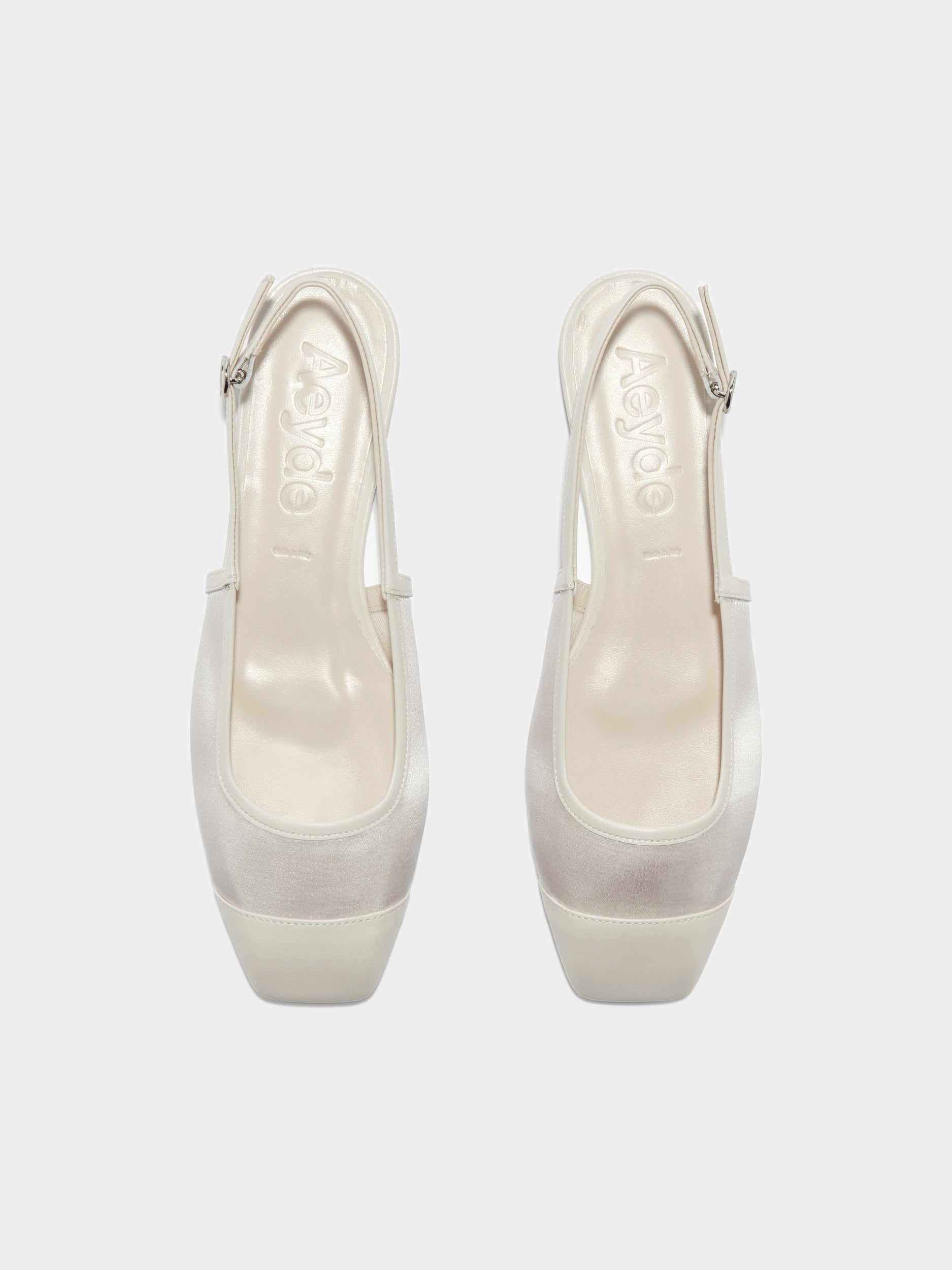 Geraldine Satin Toe-Cap Slingback - Image 3