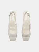 Geraldine Satin Toe-Cap Slingback - Image 3