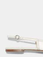 Geraldine Satin Toe-Cap Slingback - Image 5