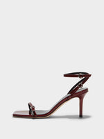 Hallie Leather Stiletto Sandals - Image 1