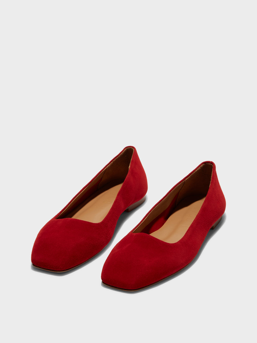 Ida Suede Ballet Flats