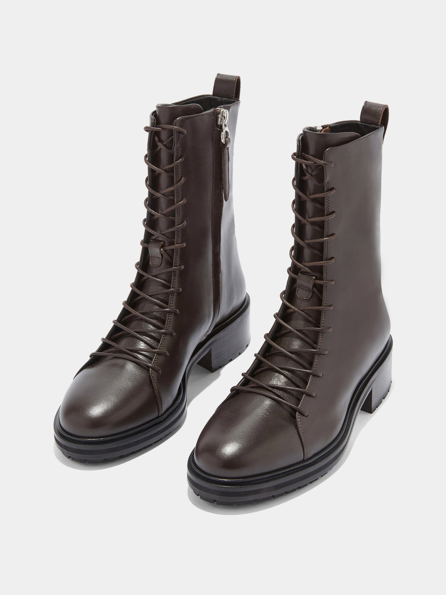 Isa Lace-Up Ankle Boots