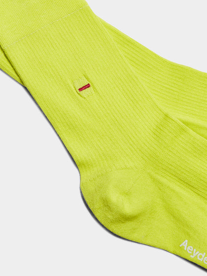 Aeyde | Jamie Cotton Socks Socks for Women | Apple | Luxury Materials | Handmade in Italy | Material Details