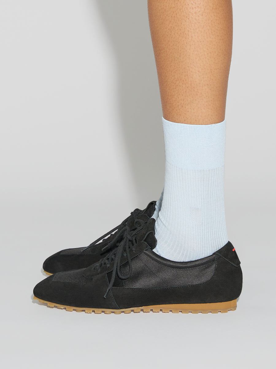 Aeyde | Jamie Cotton Socks for Women | Glass Cotton | Luxury Materials | Handmade in Italy | How to Style
