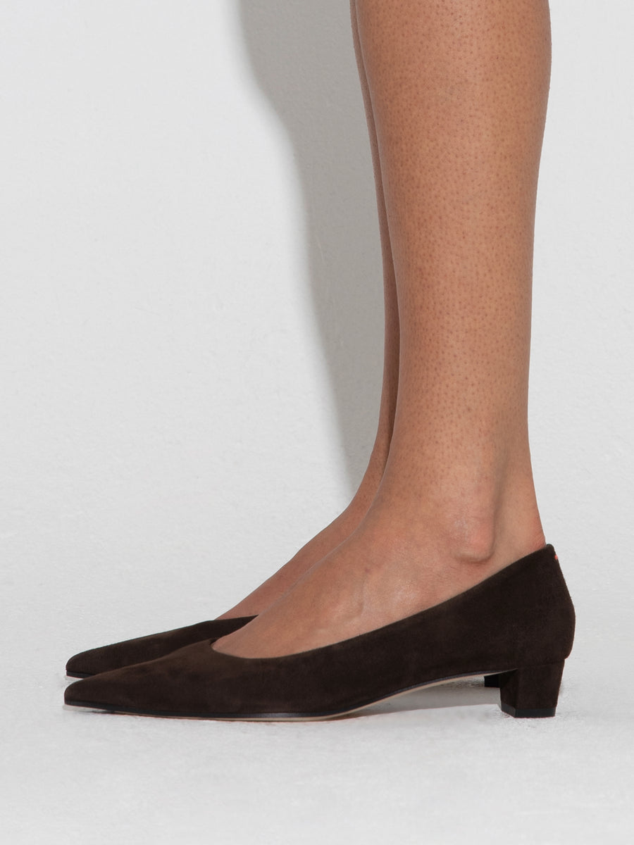 Judi Suede Pointed Pumps