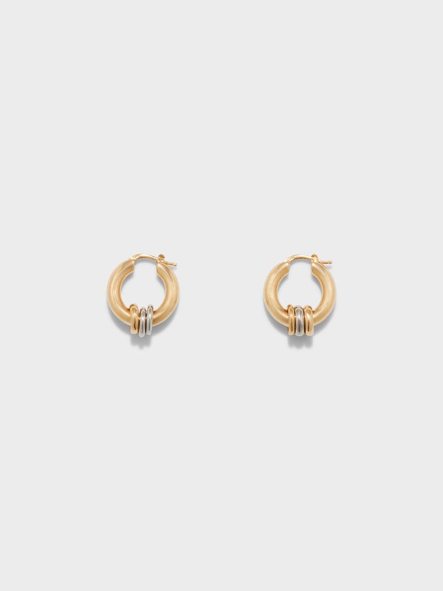 Lenny 18kt Gold-Plated Hoop Earrings