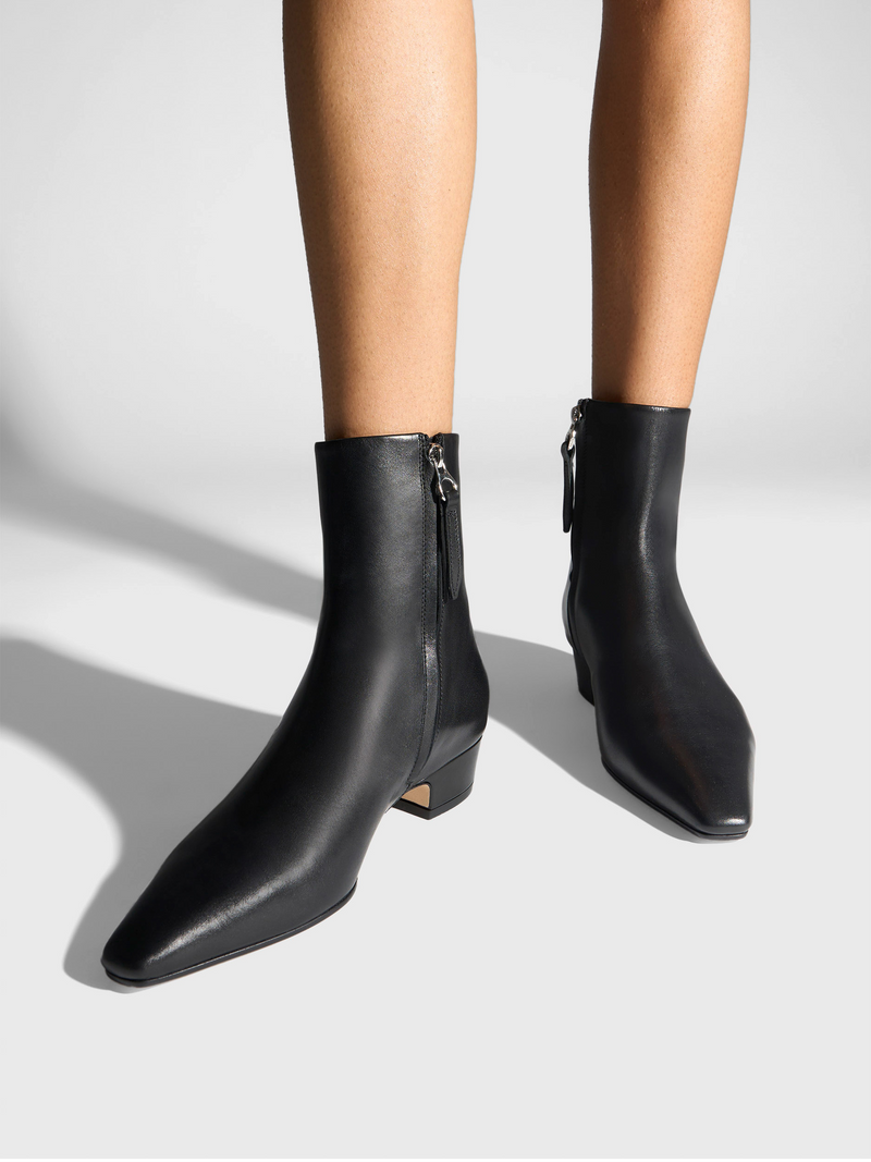 Lilia Leather Ankle Boots
