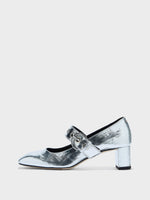 Lina Eyelet Mary-Jane Pumps - Image 1