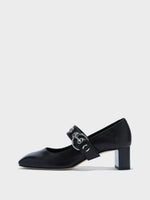 Lina Eyelet Mary-Jane Pumps - Image 1