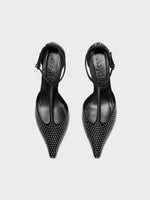 Liz Mini Stud Leather Pumps - Image 5