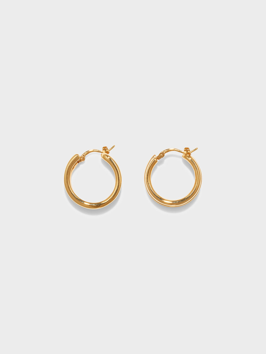 Lumi 18kt Gold-Plated Hoop Earrings