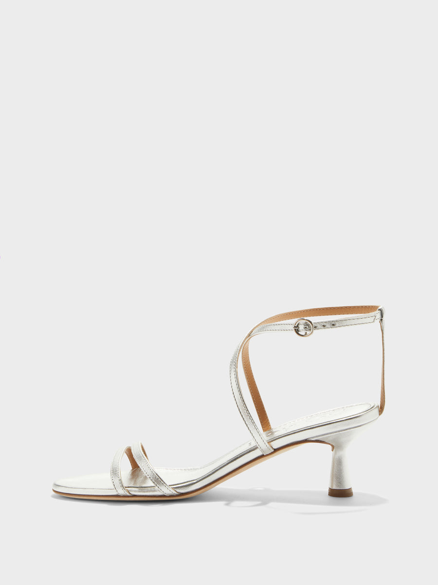 Maeve Leather Stiletto Sandals