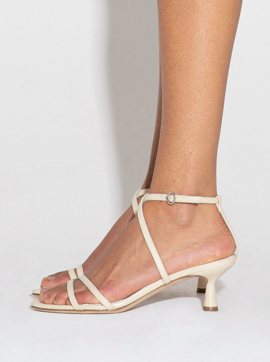 Maeve Leather Stiletto Sandals
