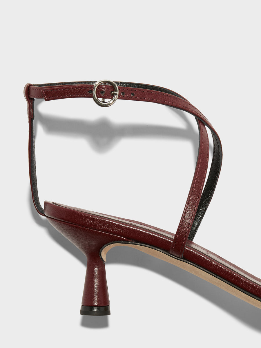 Maeve Leather Stiletto Sandals