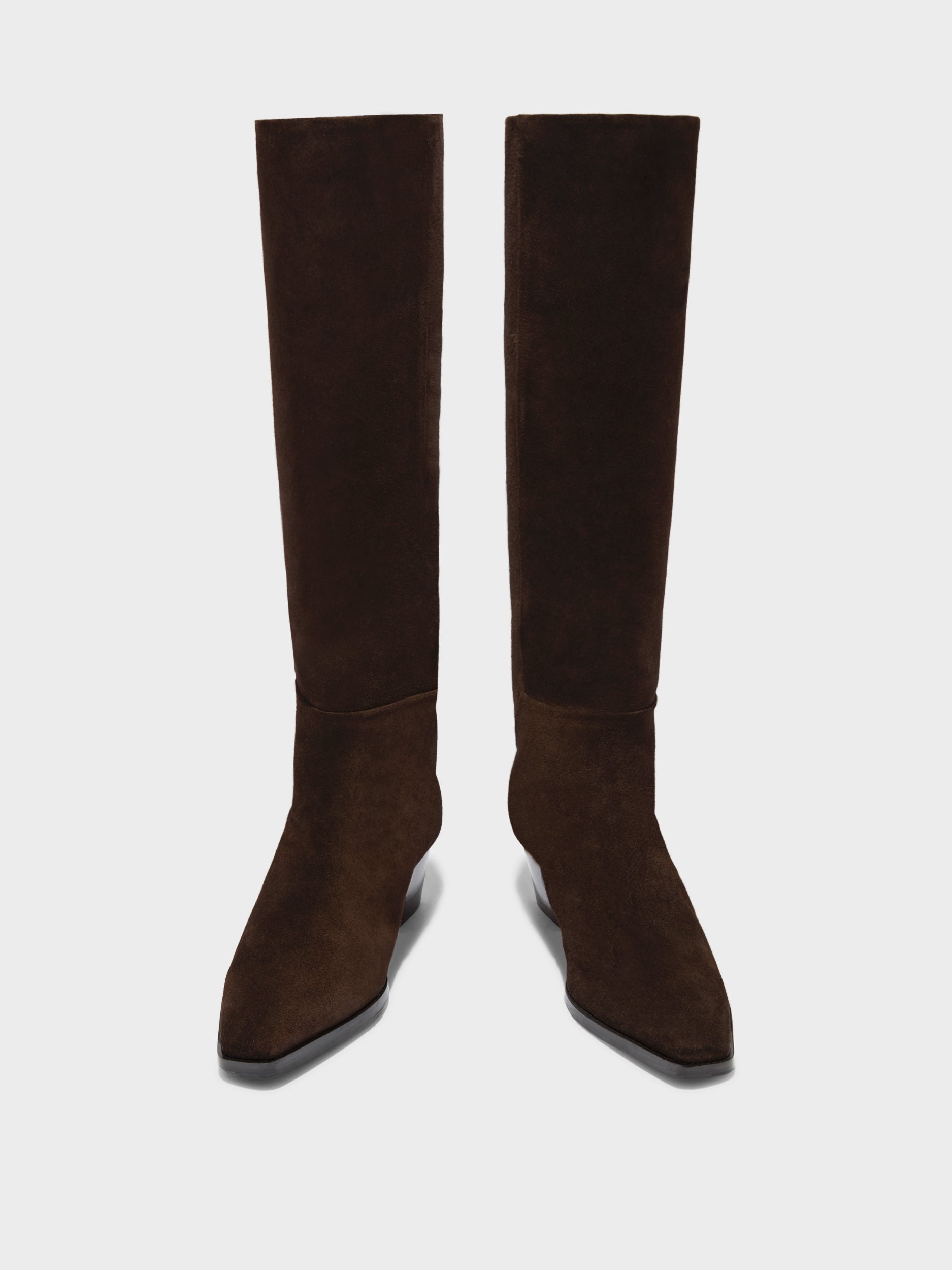 Medea Suede Knee-High Boots - Image 5