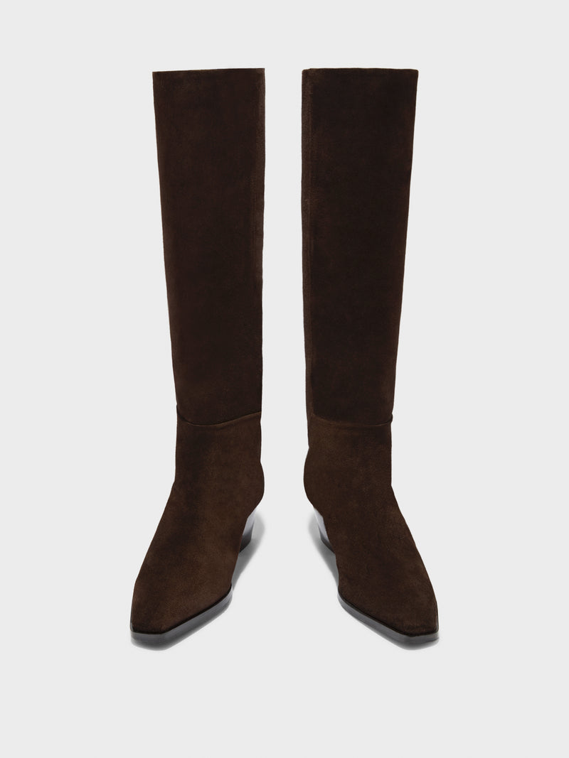 Medea Suede Knee-High Boots