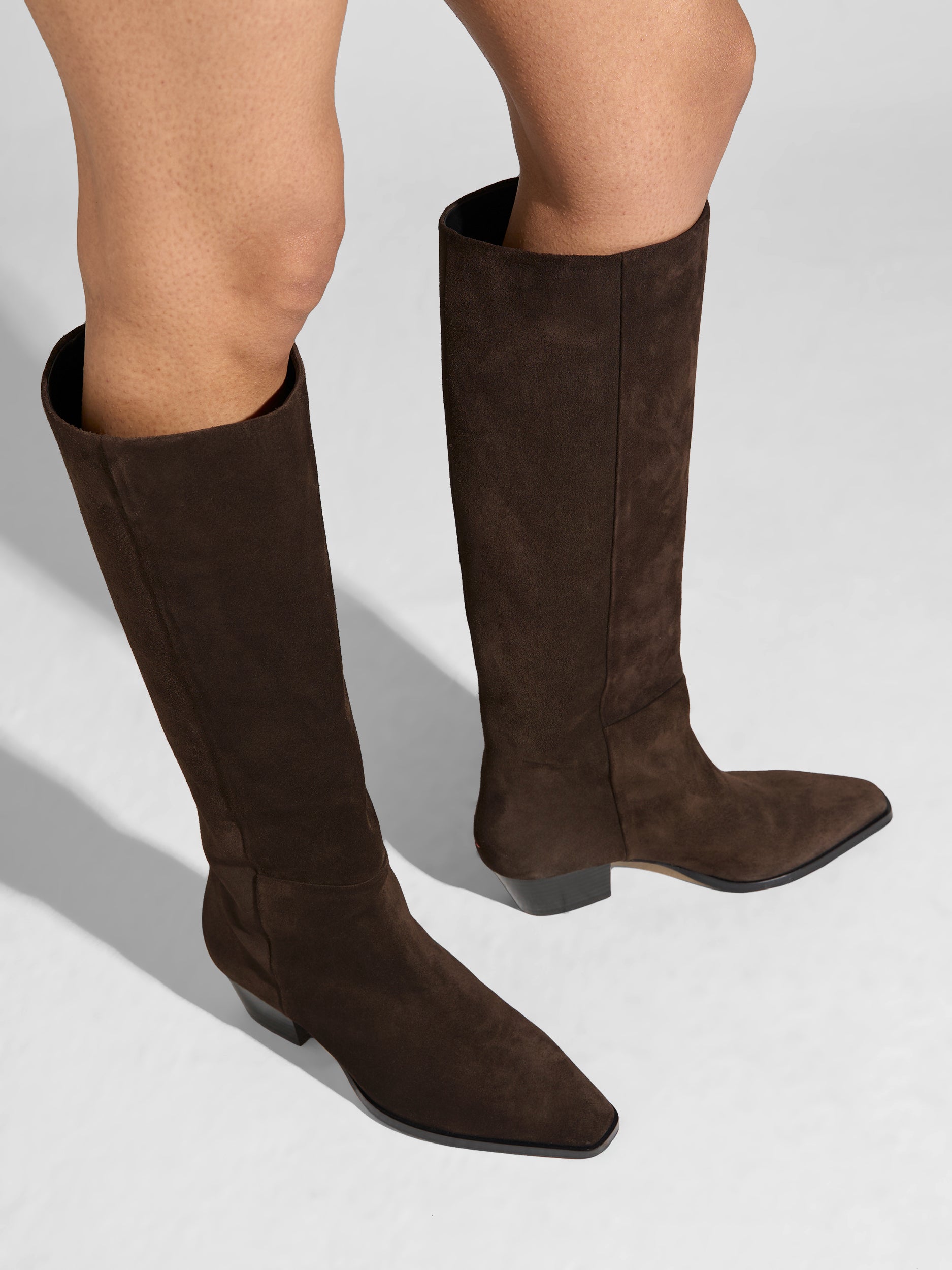 Medea Suede Knee-High Boots - Image 2