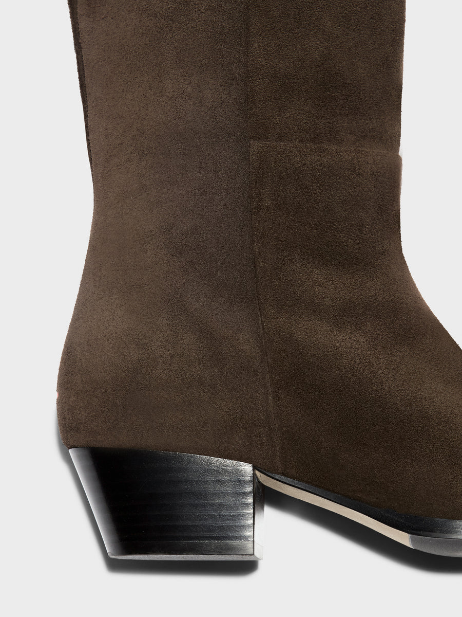 Medea Suede Knee-High Boots