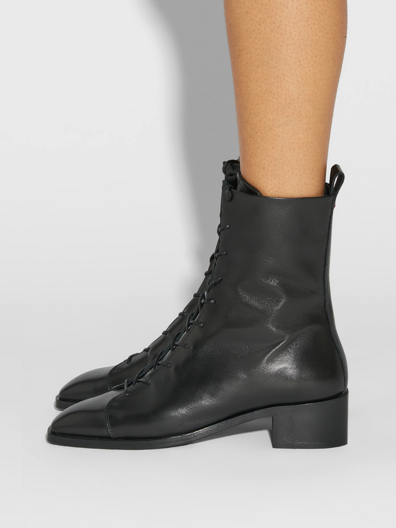 Noel Leather Ankle Boots