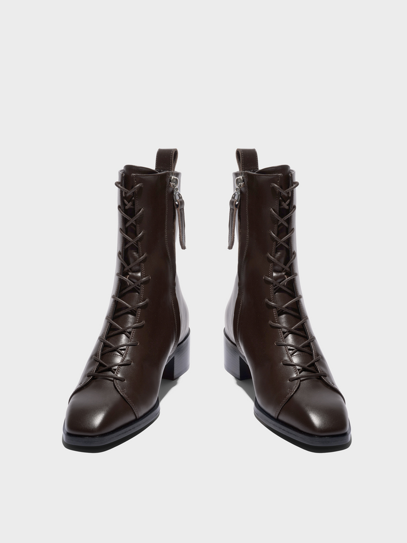 Noel Leather Ankle Boots