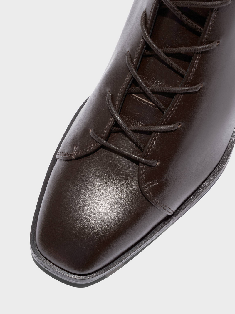 Noel Leather Ankle Boots