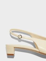Oti Leather Slingback Pumps - Image 4