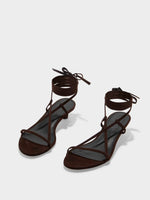 Paige Suede Kitten-Heel Sandals - Image 2