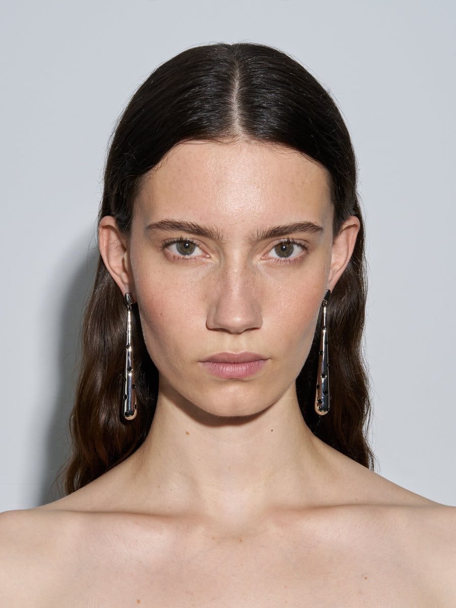 Perrin Palladium-Plated Earrings