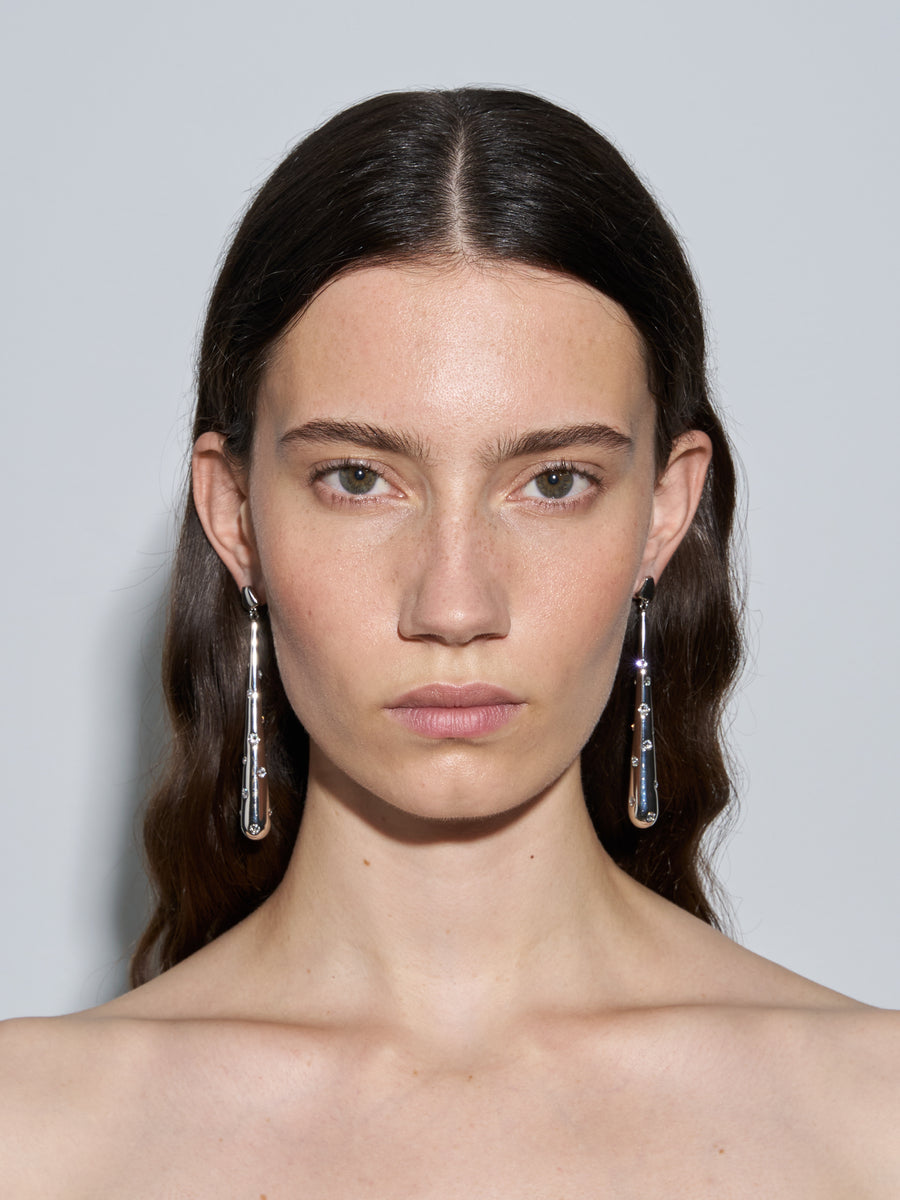 Perrin Palladium-Plated Earrings