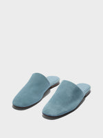Rega Suede Round-Toe Mules - Image 3