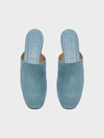 Rega Suede Round-Toe Mules - Image 5