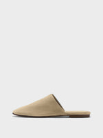Rega Suede Round-Toe Mules - Image 1