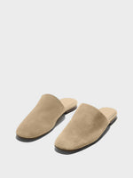 Rega Suede Round-Toe Mules - Image 3