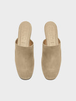 Rega Suede Round-Toe Mules - Image 5