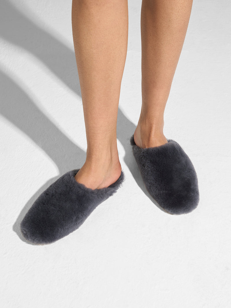 Rega Shearling Slippers