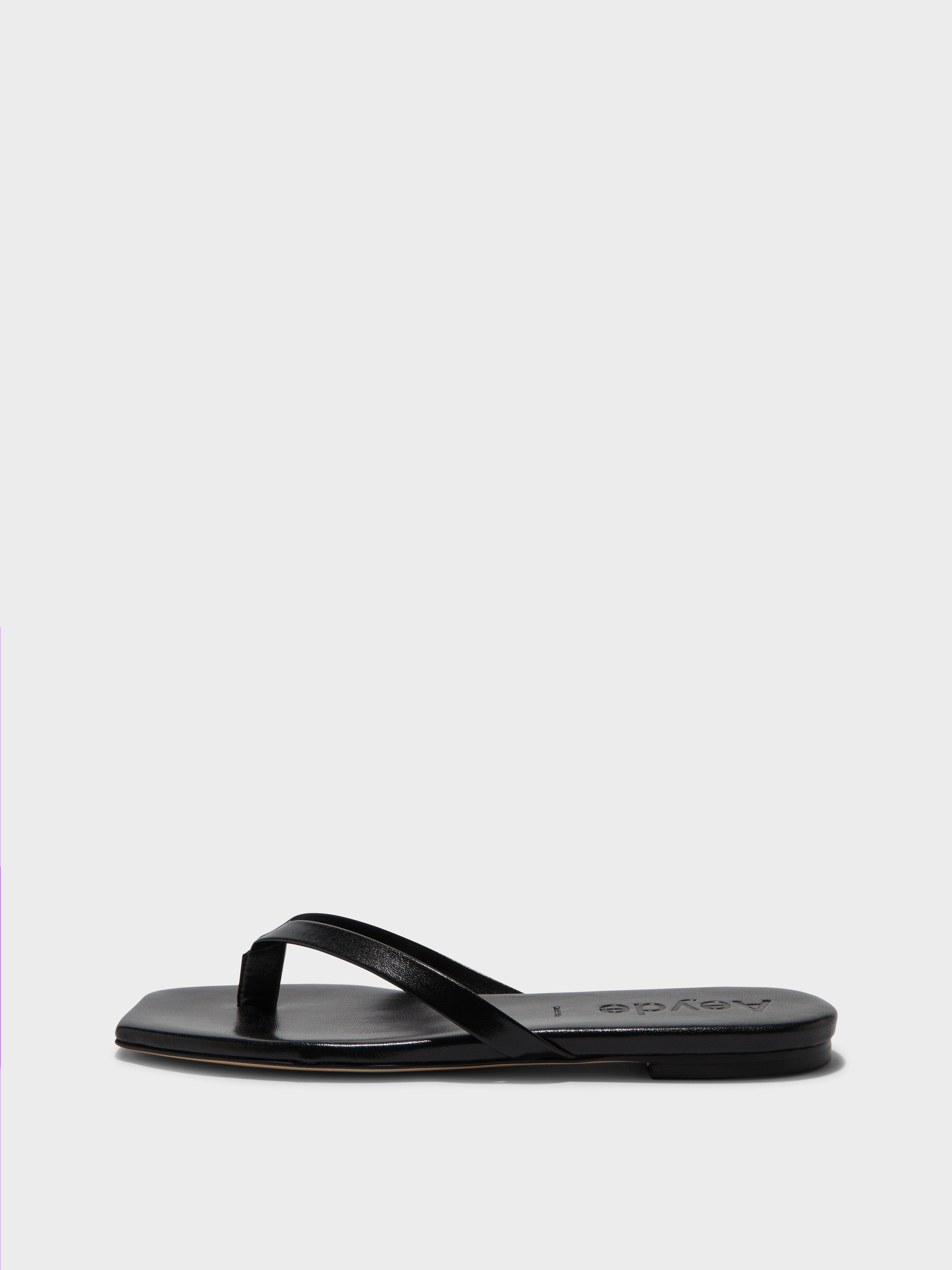 Renee Leather Thong Sandals - Image 1