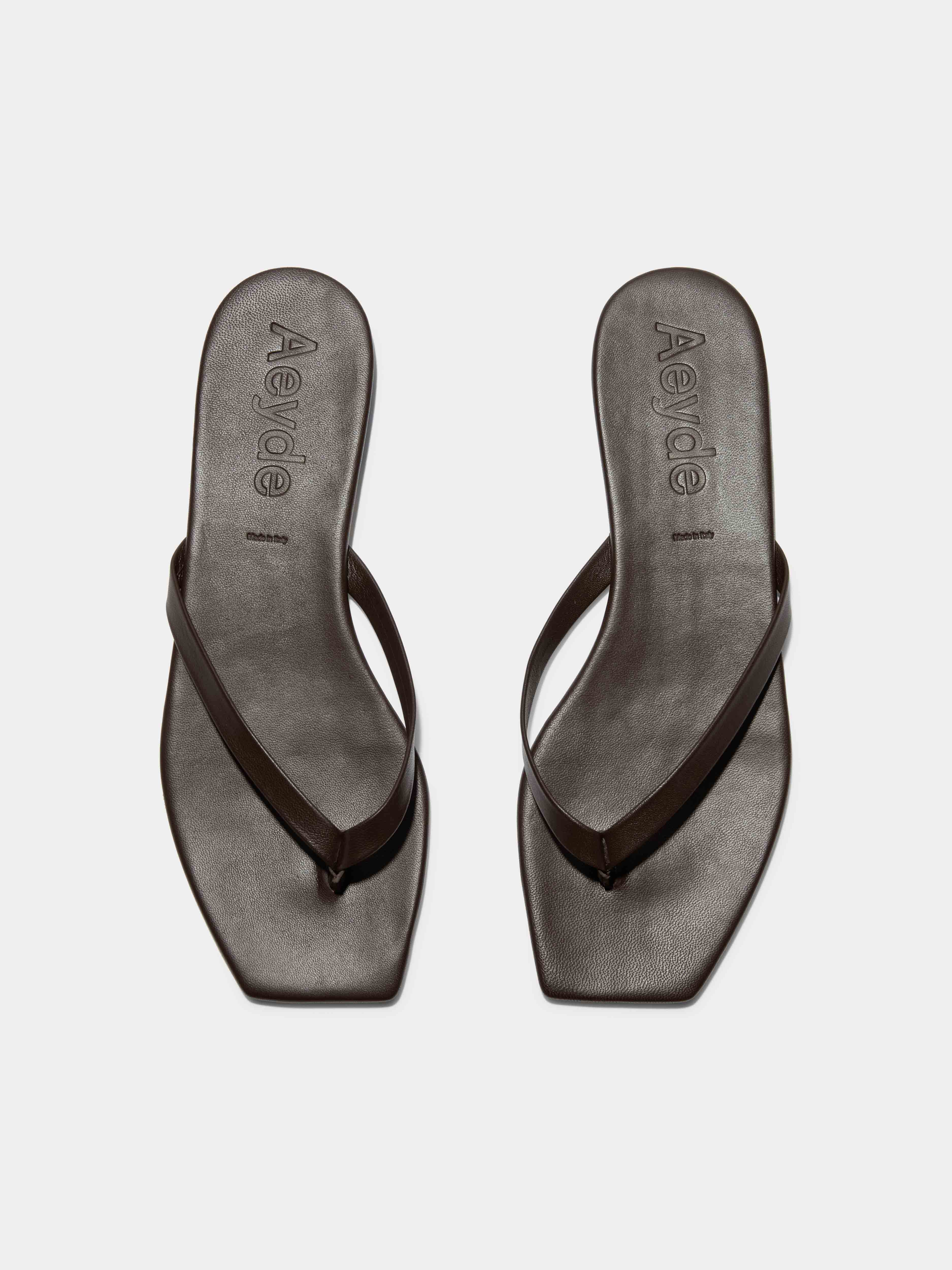 Renee Leather Thong Sandals - Image 5