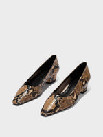 Rory Snake Print Pumps - Image 3