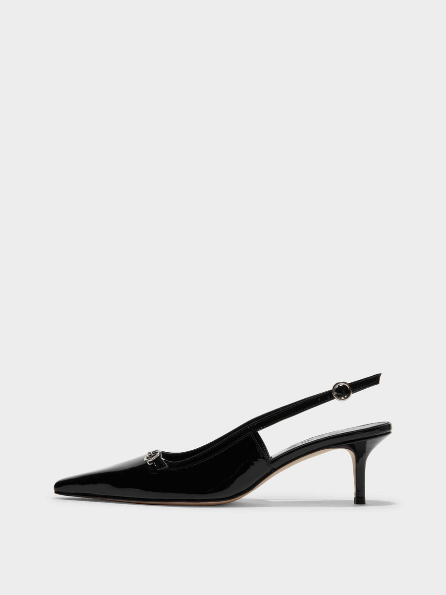 Saba Leather Slingback Pumps