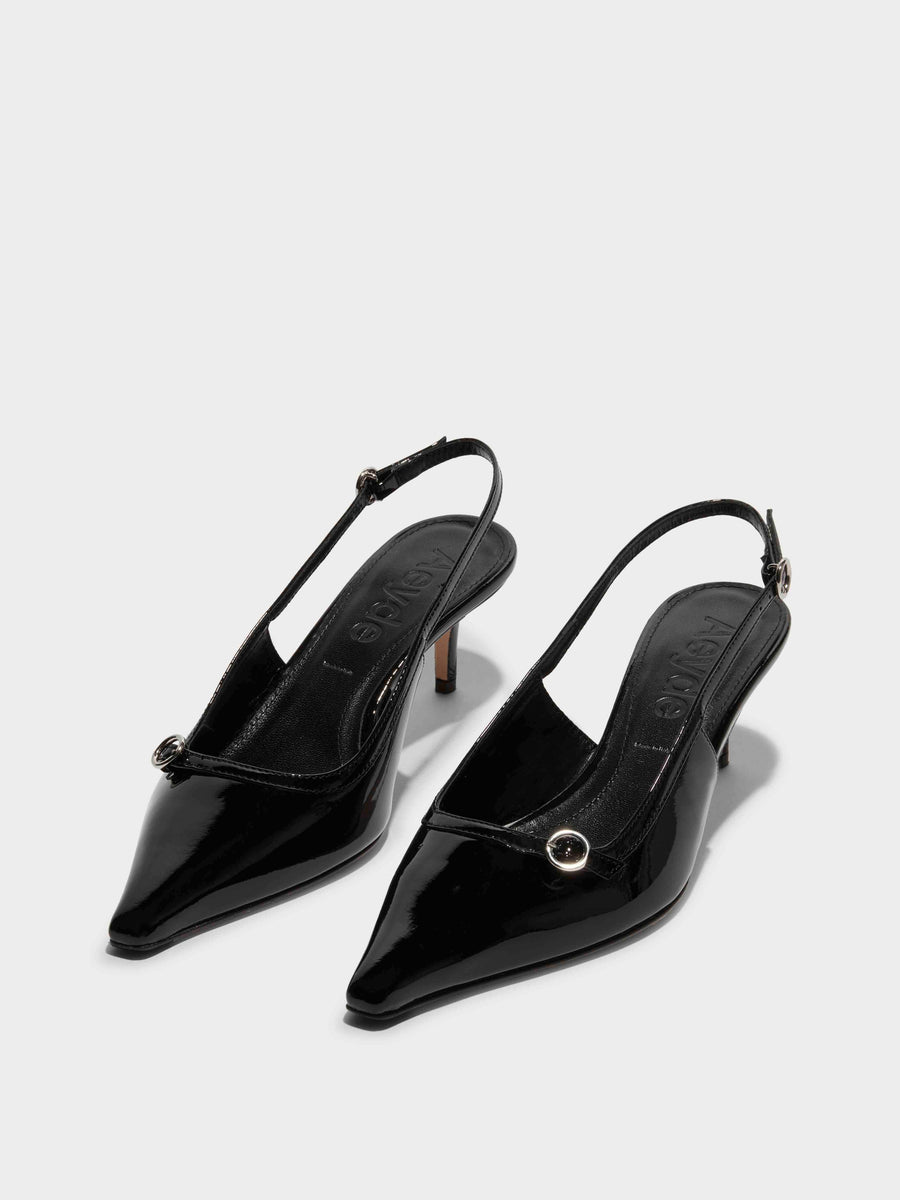 Saba Leather Slingback Pumps