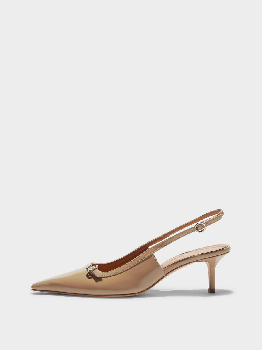 Saba Leather Slingback Pumps