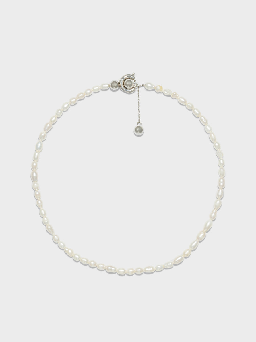 Saylor Pearl and Palladium-Plated Necklace