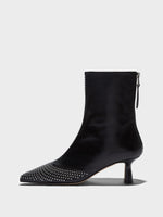 Sila Mini Stud Leather Boots - Image 1