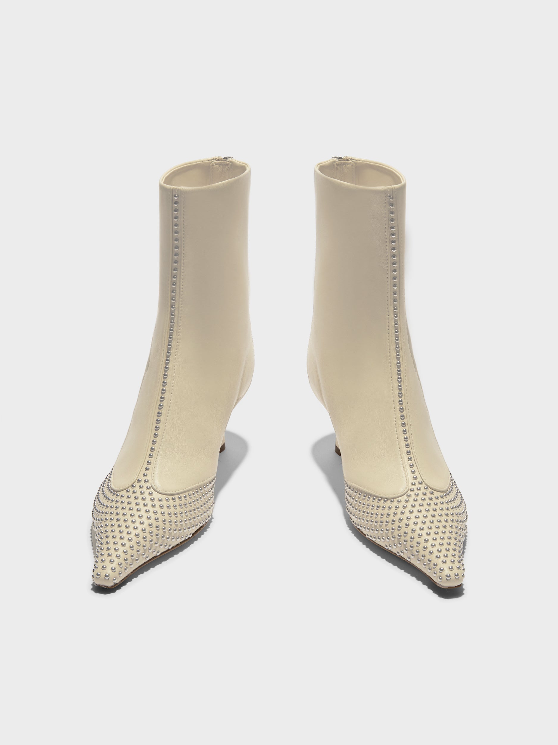 Sila Mini Stud Leather Boots - Image 4