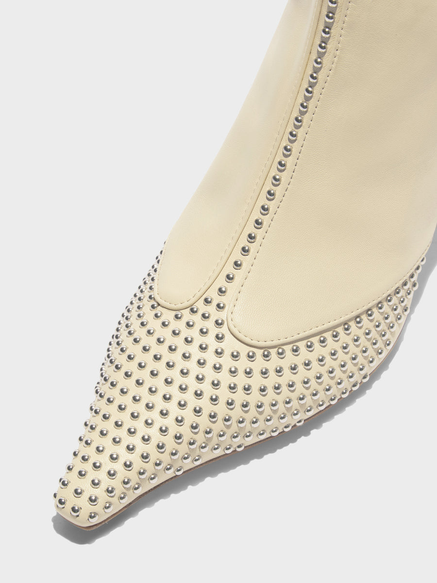 Sila Mini Stud Leather Boots