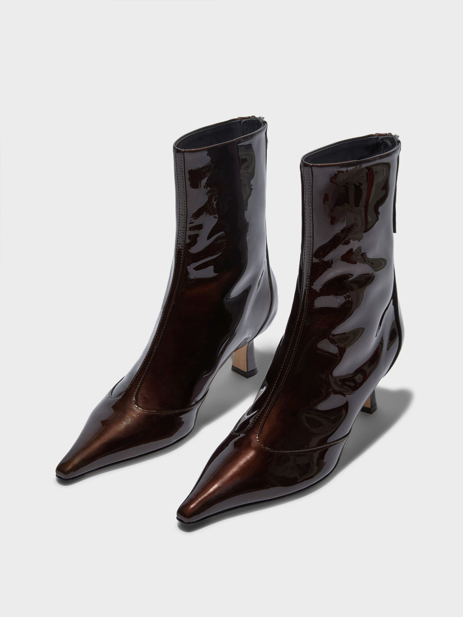 Sila Patent Leather Boots