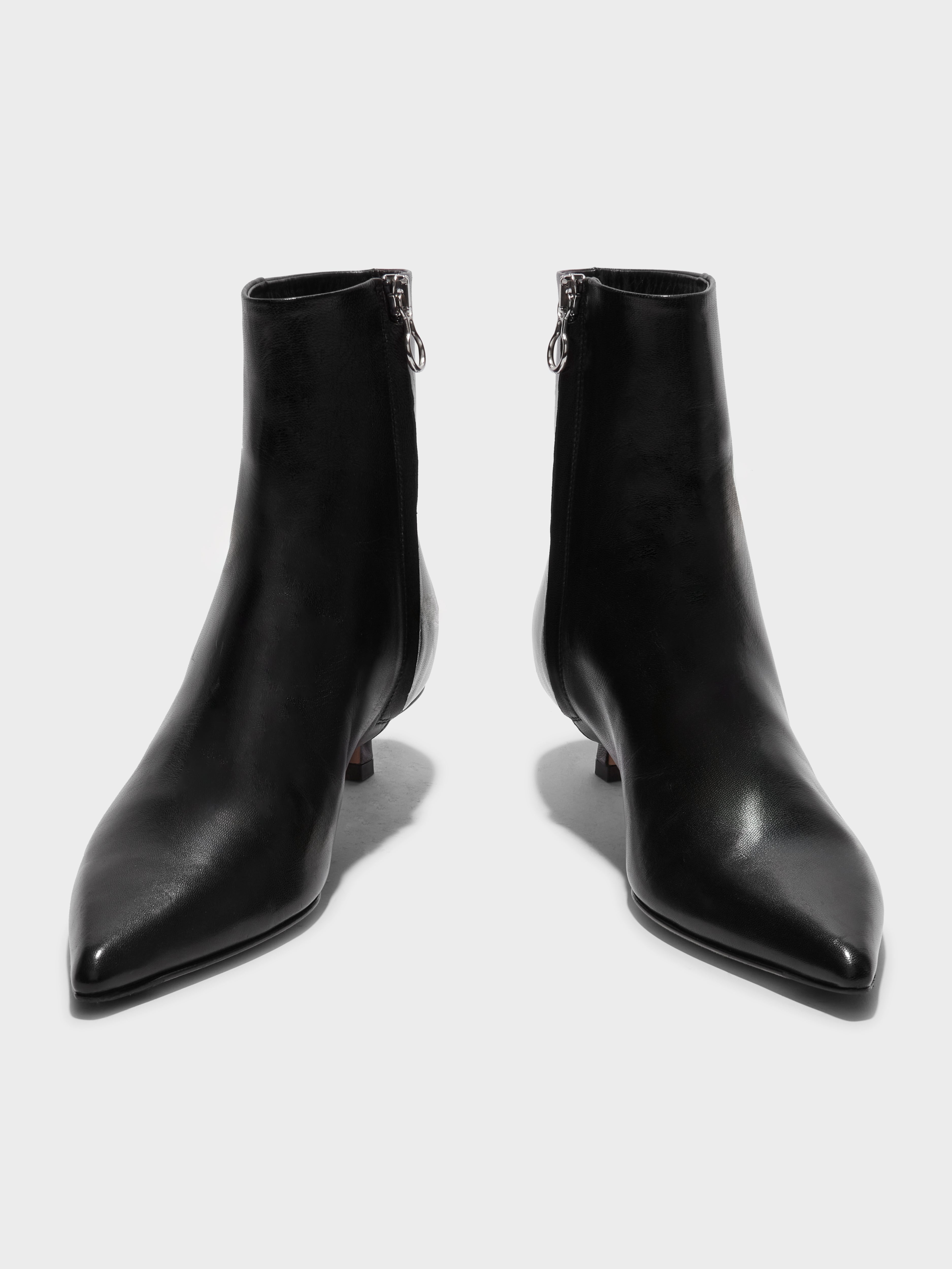 Sofie Leather Ankle Boots - Image 4