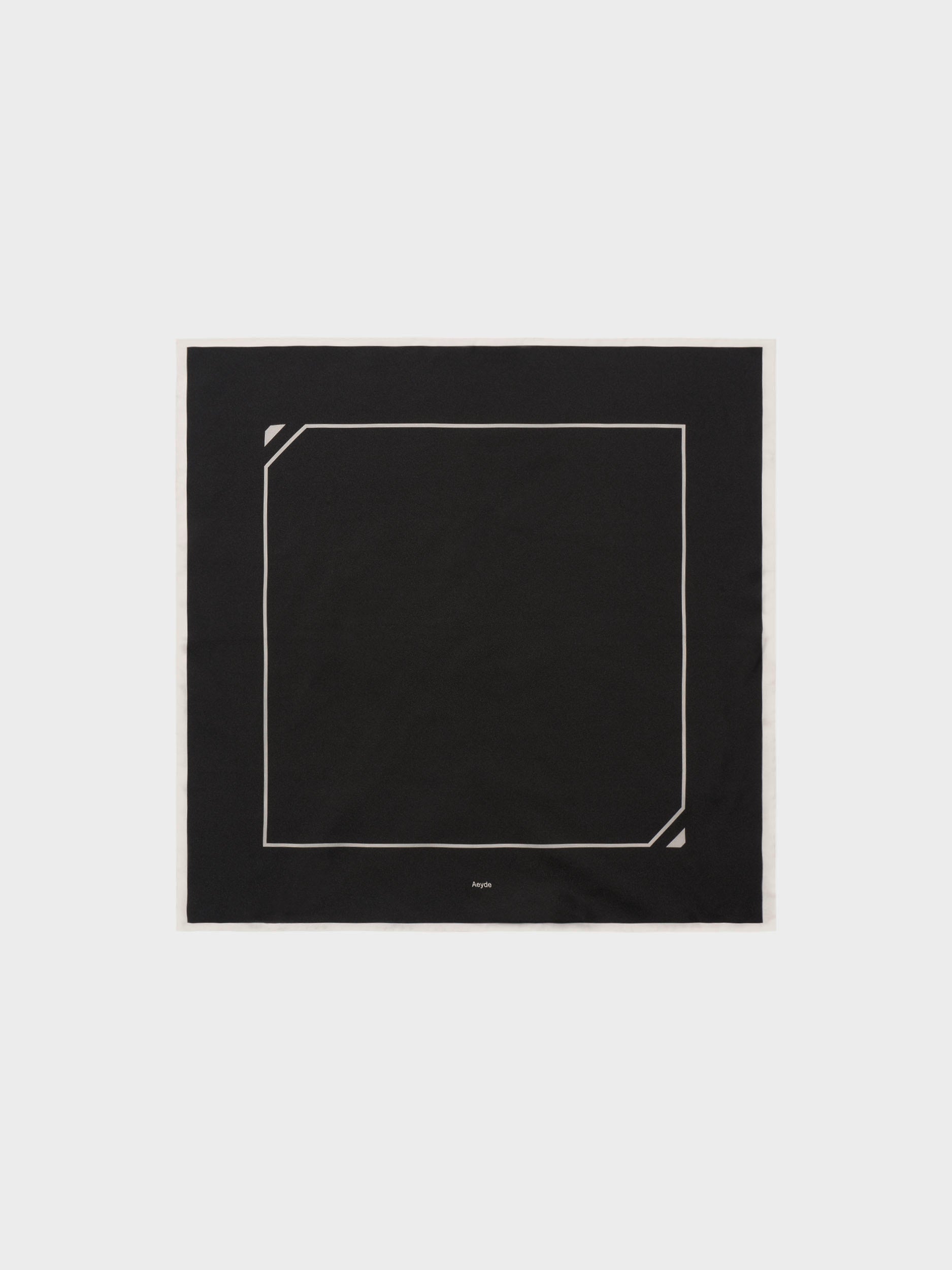 Aeyde | Soli Silk 60x60cm Scarves for Women | Moka Silk | Luxury Materials | Handmade in Italy