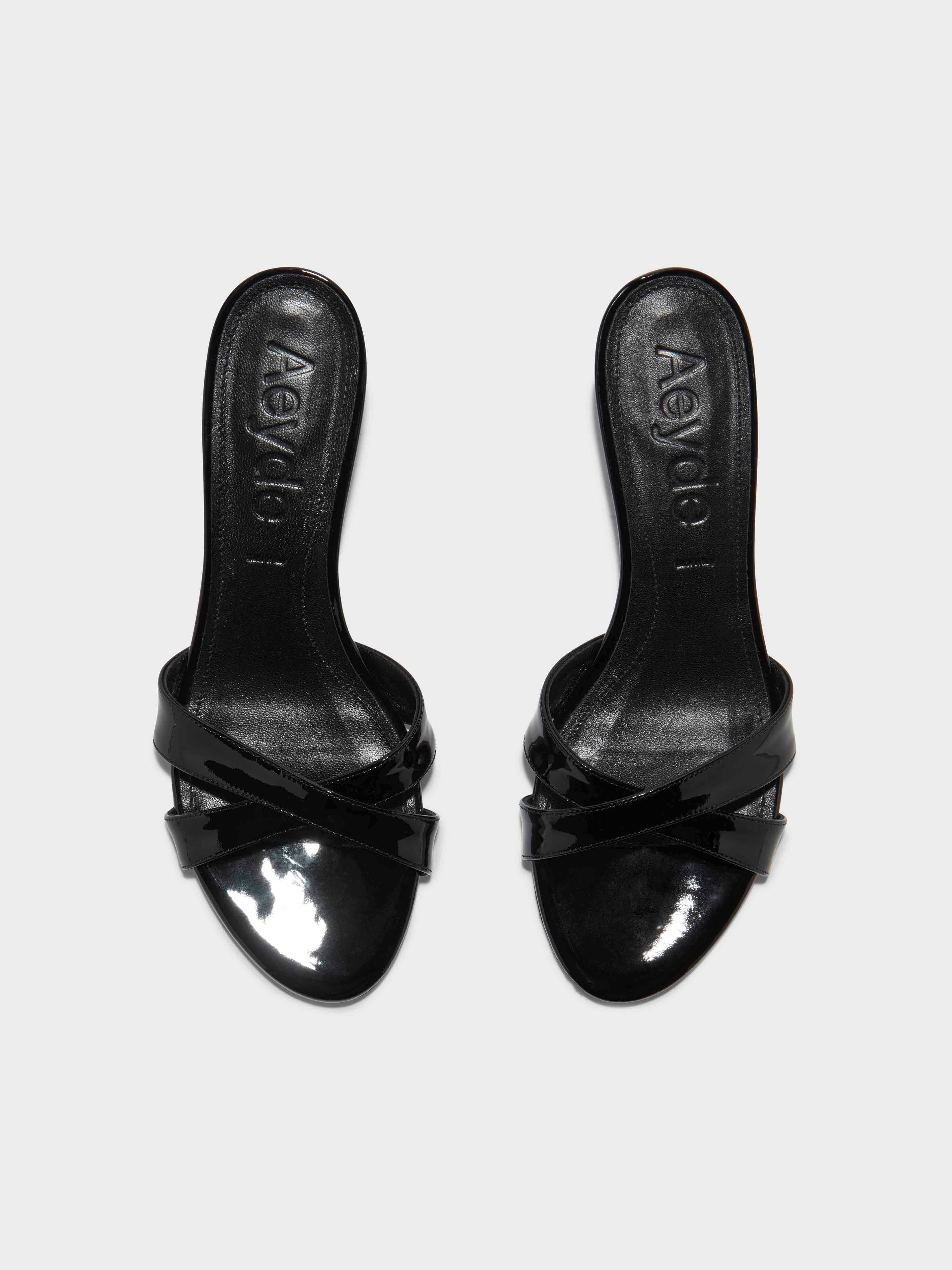 Stina Leather Kitten-Heel Sandals - Image 5